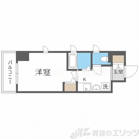エスリード東天満第2の物件間取画像